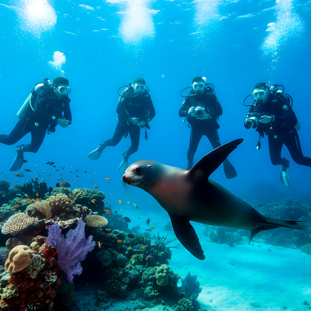 Fish Rock Cave Underwater Tunnel Dive Trip