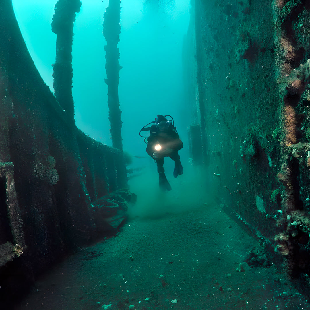 Fish Rock Cave Underwater Tunnel Dive Trip