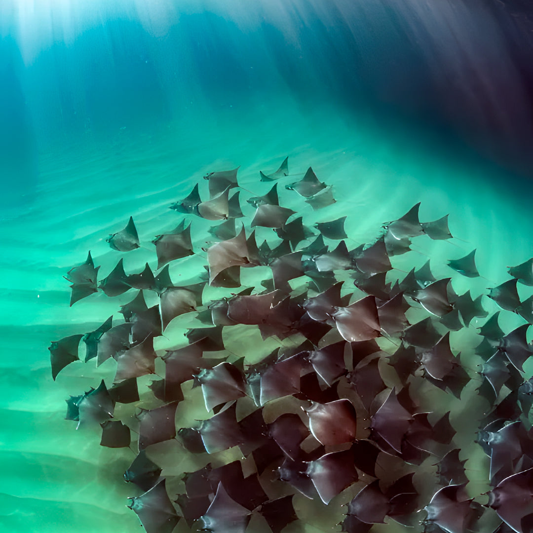 Freedive Mexico Mobula Rays Migration
