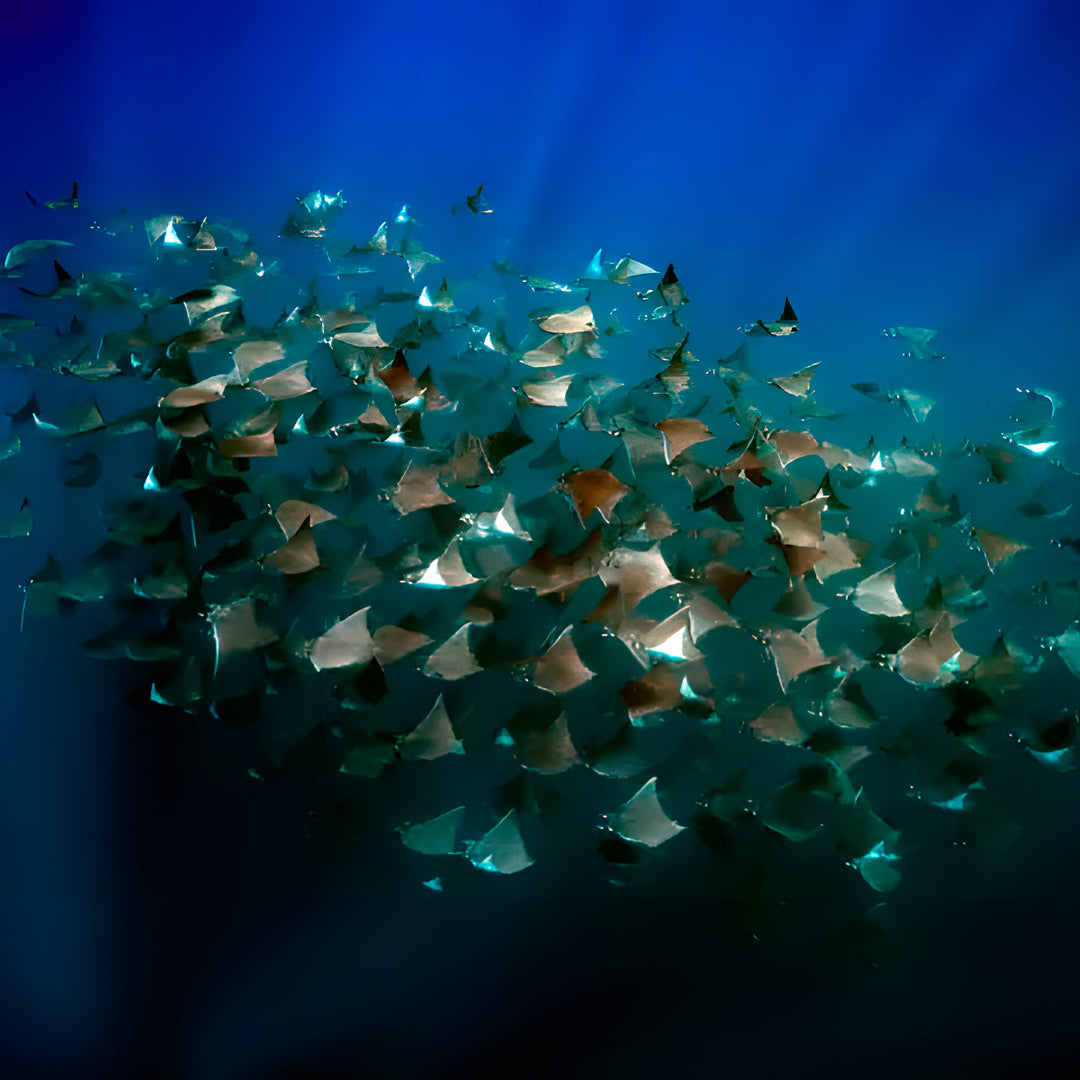 Freedive Mexico Mobula Rays Migration
