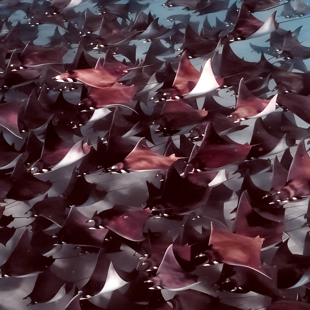 Freedive Mexico Mobula Rays Migration