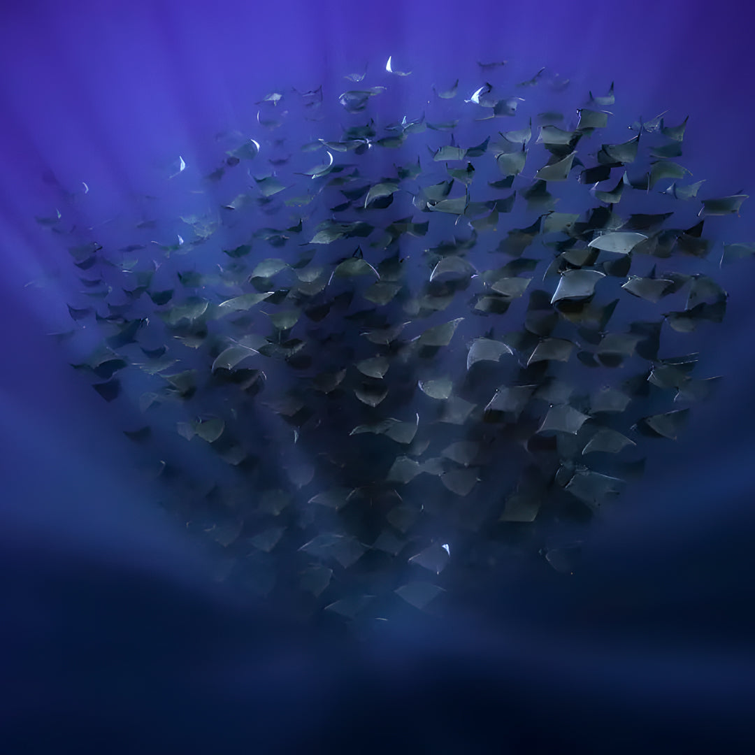 Freedive Mexico Mobula Rays Migration