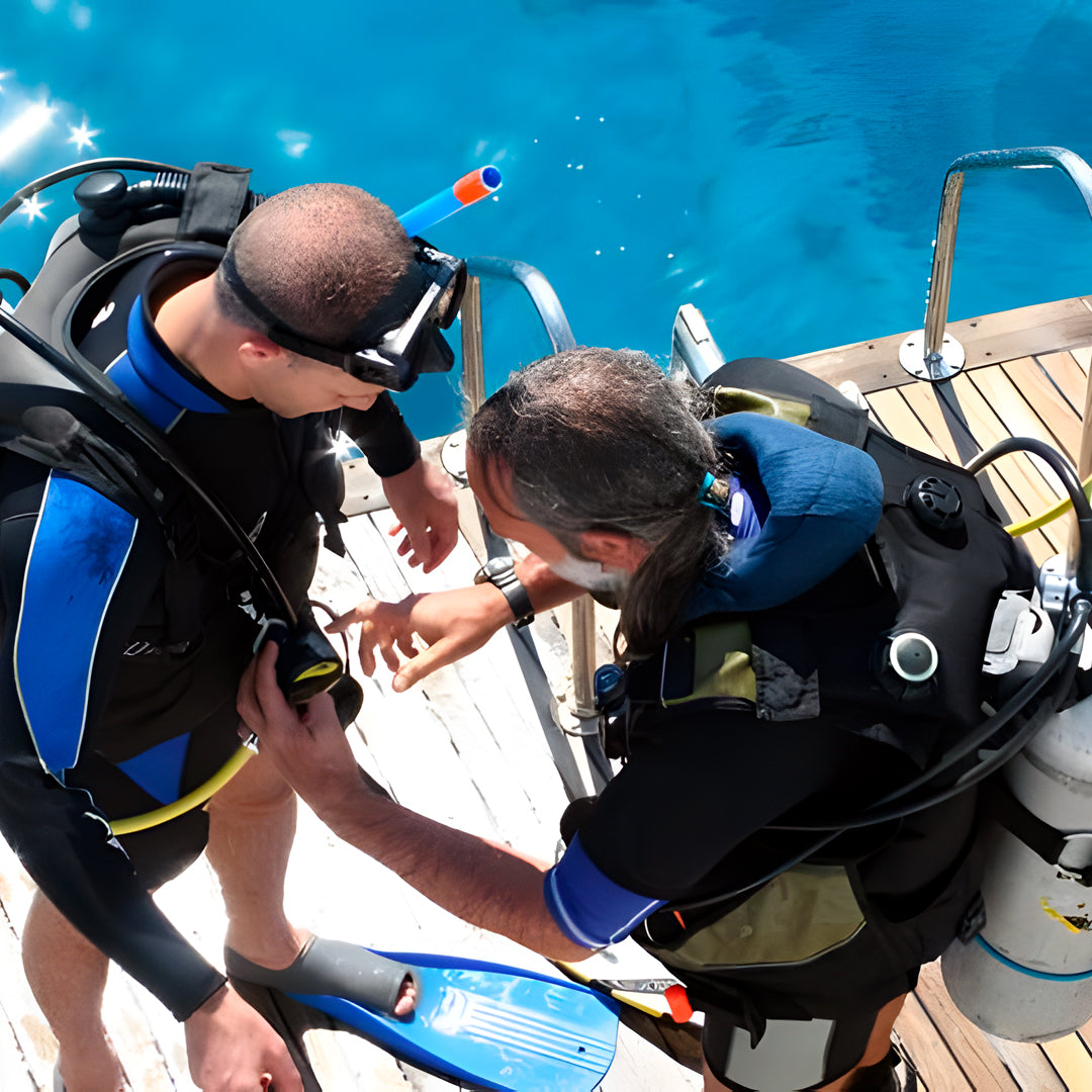 Try Scuba Diving in Flamingo Beach