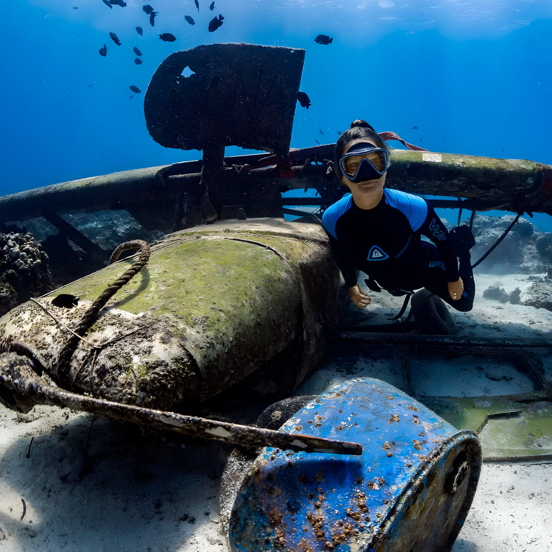 Panglao Plane Wreck Fun Dive Blue Freedom Apnea