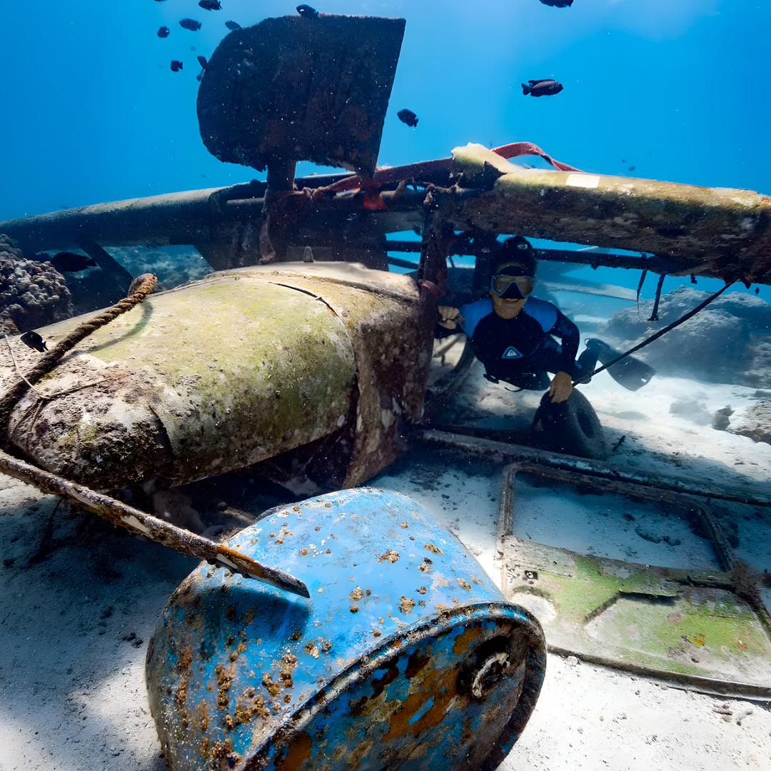 Panglao Plane Wreck Fun Dive Blue Freedom Apnea
