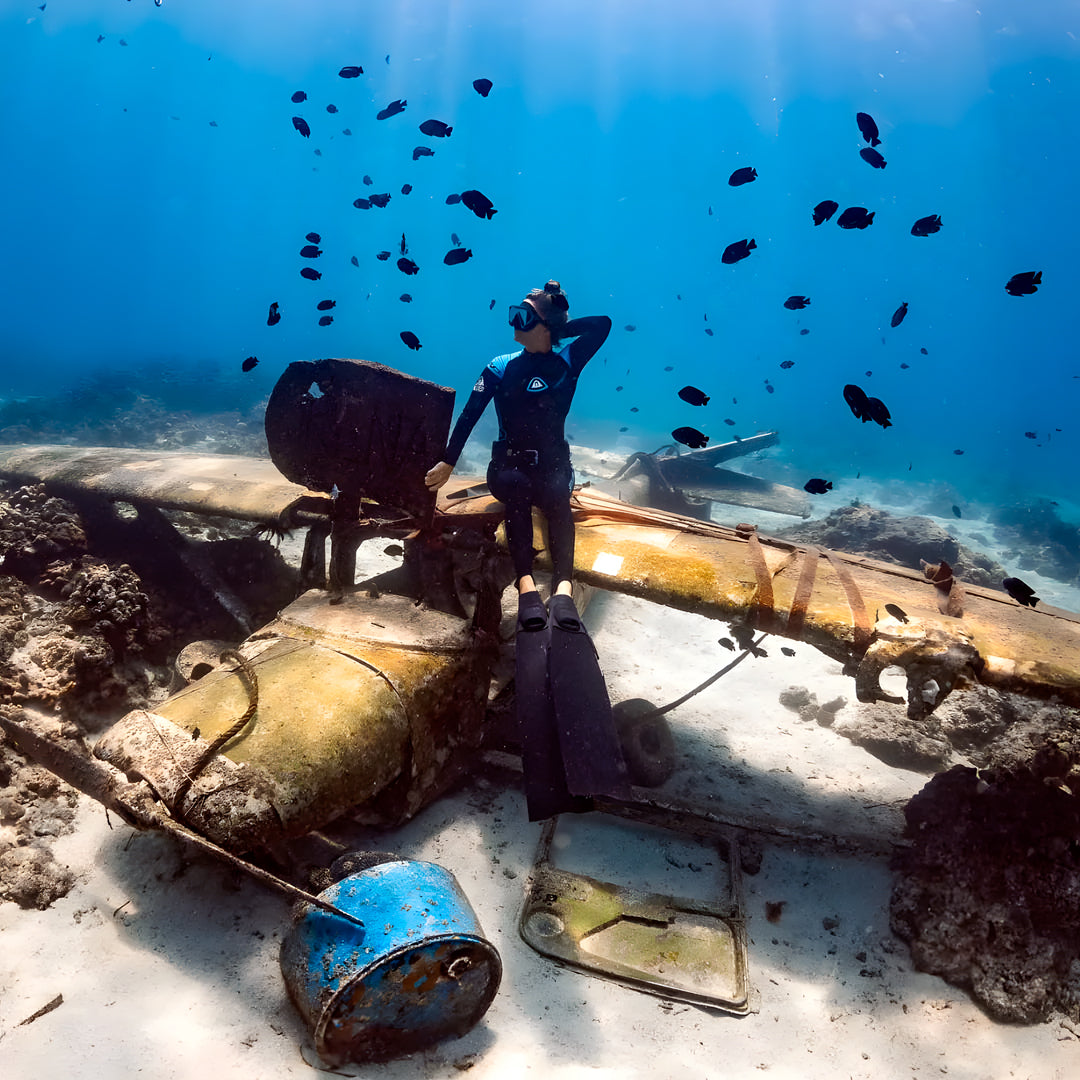 Panglao Plane Wreck Fun Dive Blue Freedom Apnea