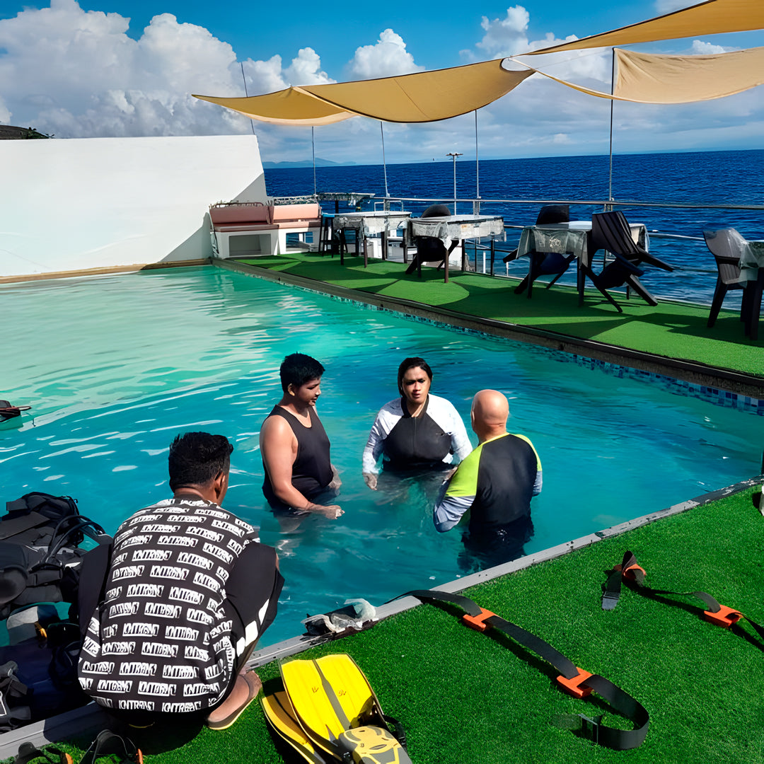 Anilao Open Water Scuba Diving Course Amathi Diving Resort