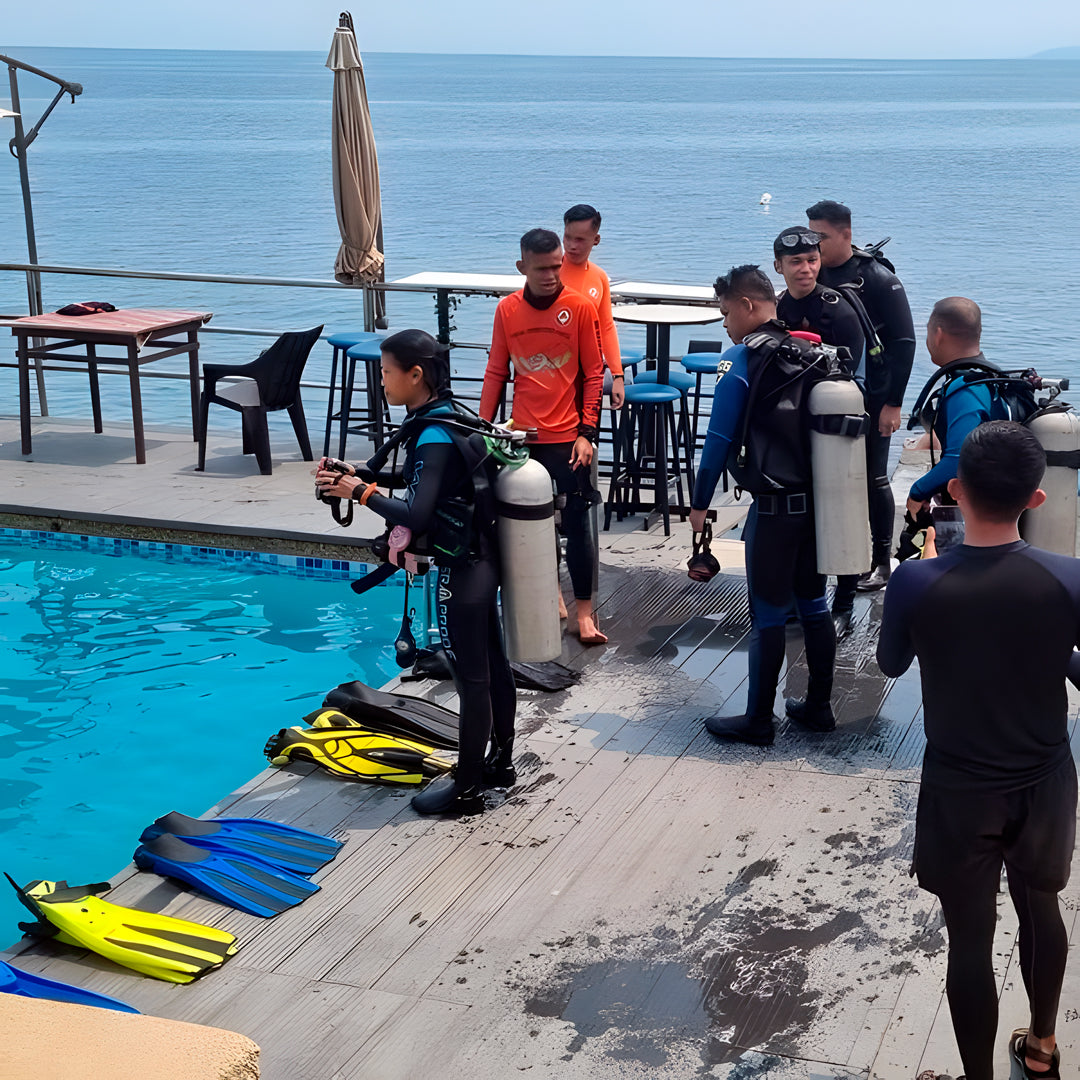Anilao Open Water Scuba Diving Course Amathi Diving Resort