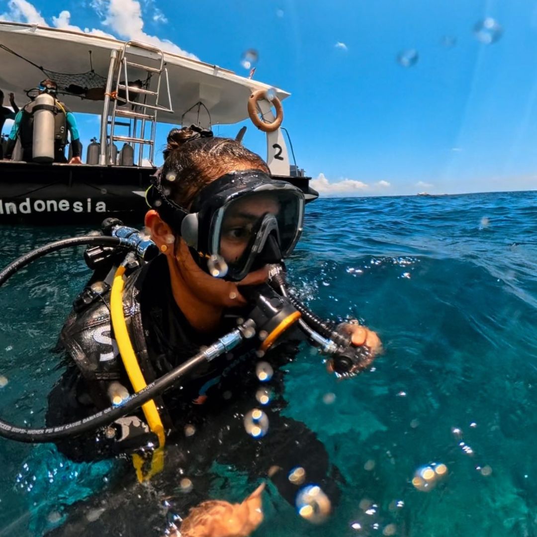 Manta Ray Fun Dive in Nusa Penida