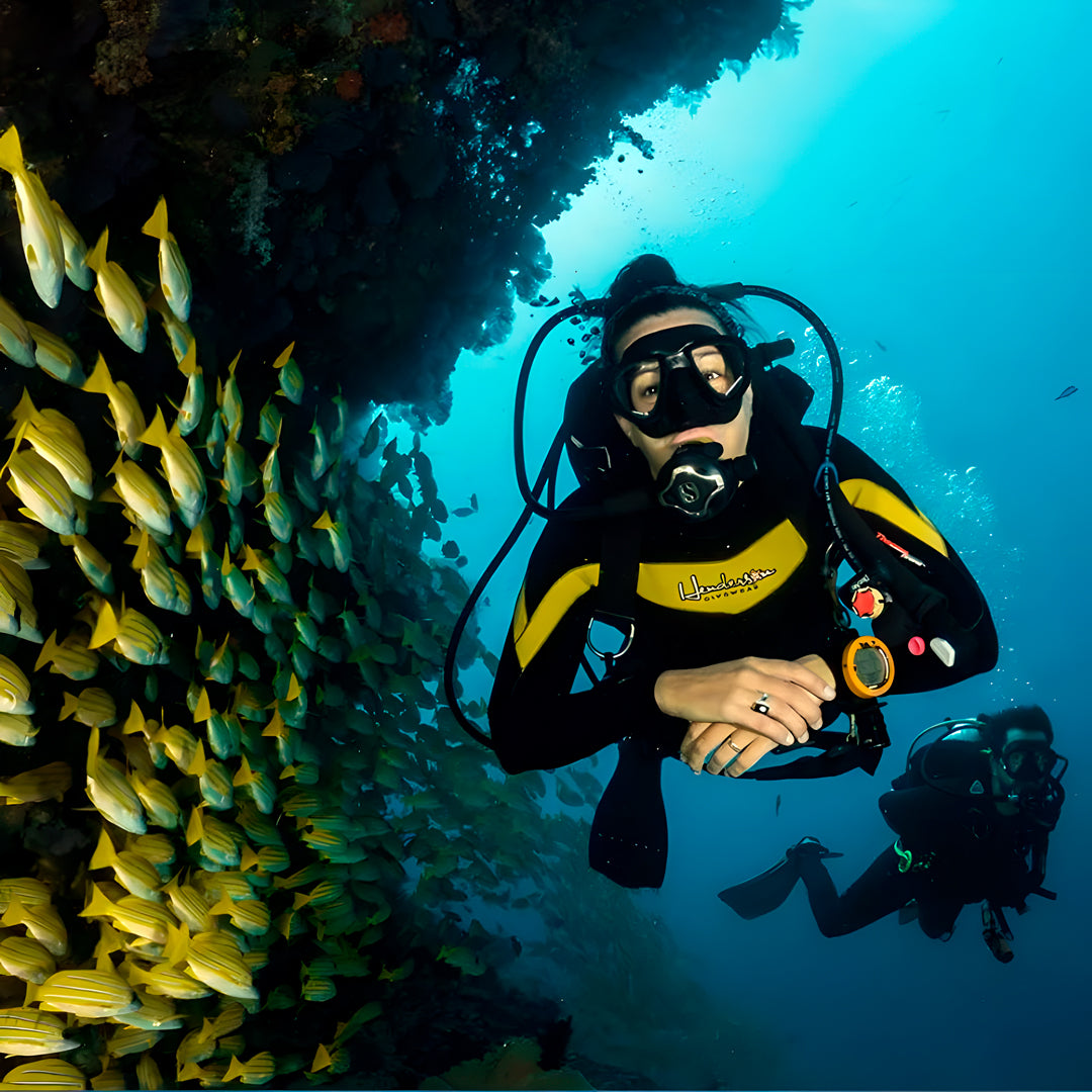Sail Rock Introductory Diving Program Member Diving