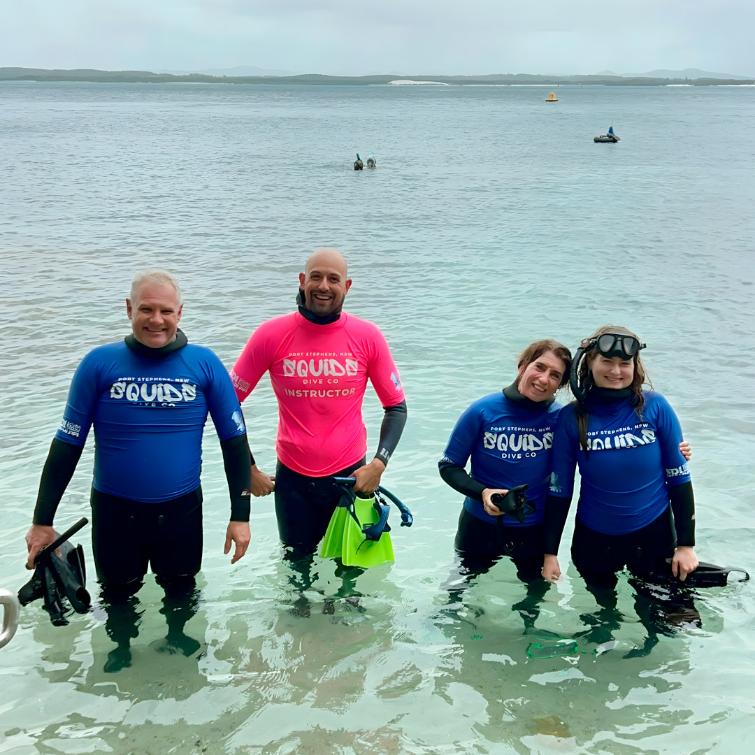 Open Water Scuba Certification in Port Stephens